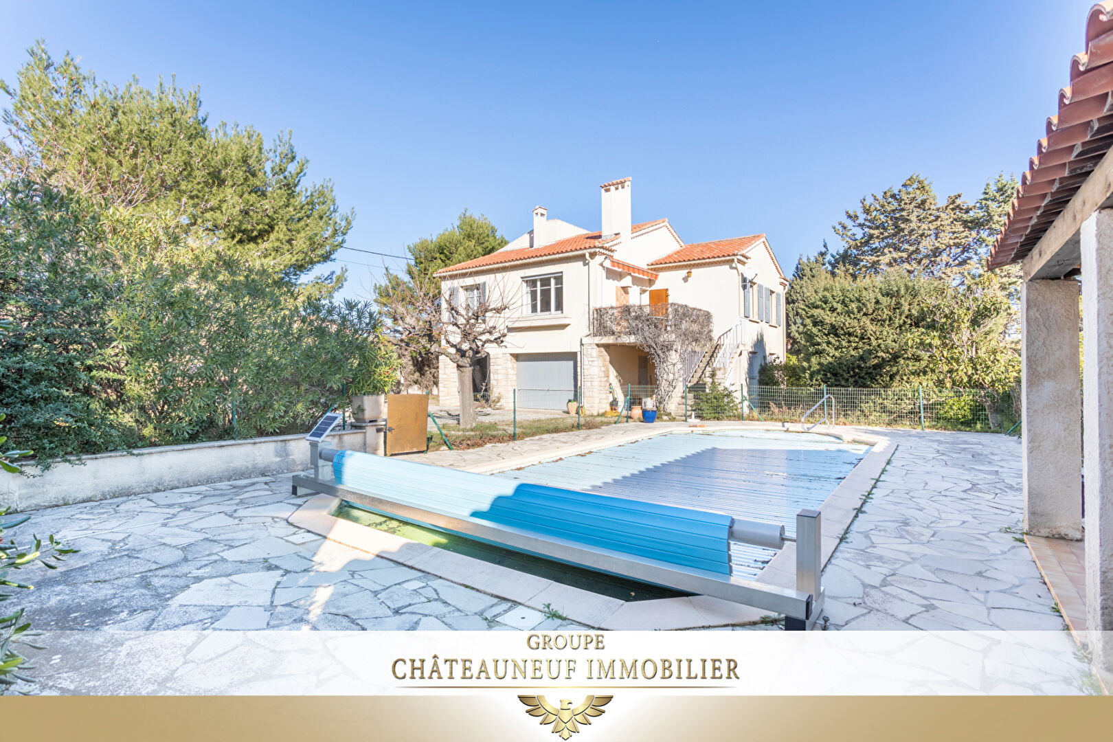 Appartement Chateauneuf  100 m² avec jardin et piscine ( 211 m² )